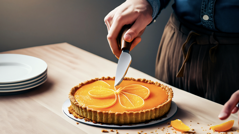 Tarte à l’orange et aux amandes