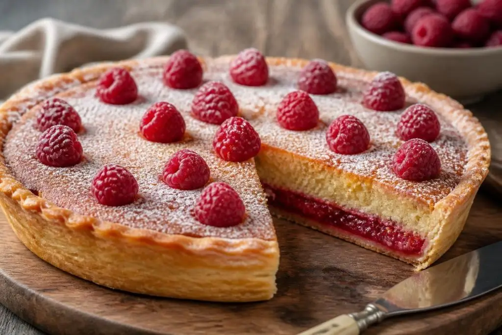 Bakewell pudding aux framboises – recette Lyon Food Lovers