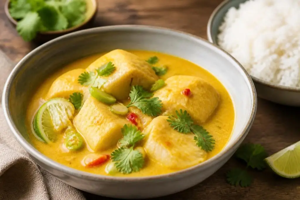 Curry de poisson au lait de coco – recette Lyon Food Lovers
