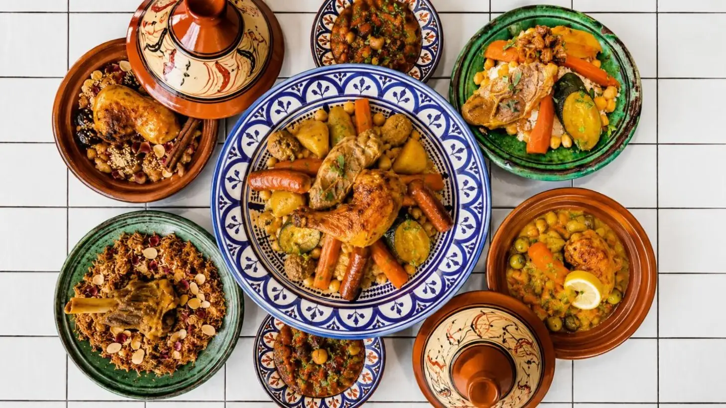 Couscous royal, tajines et entrées marocaines chez Mamie Couscous, restaurant marocain à Lyon 7 Gerland