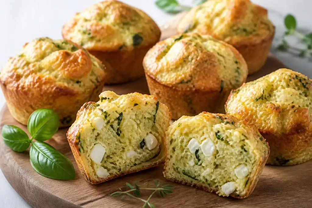 Mini cakes aux courgettes et fêta – recette Lyon Food Lovers