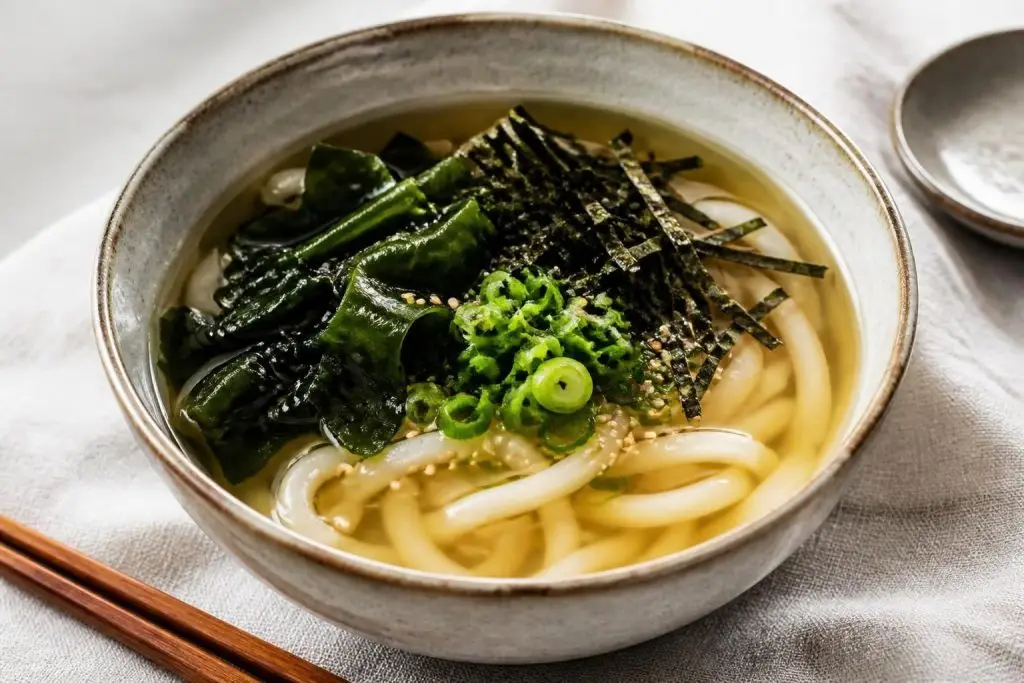 Soupe japonaise aux nouilles et aux algues – recette Lyon Food Lovers