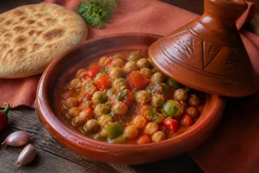 Tajine de pois chiches à la coriandre – recette Lyon Food Lovers