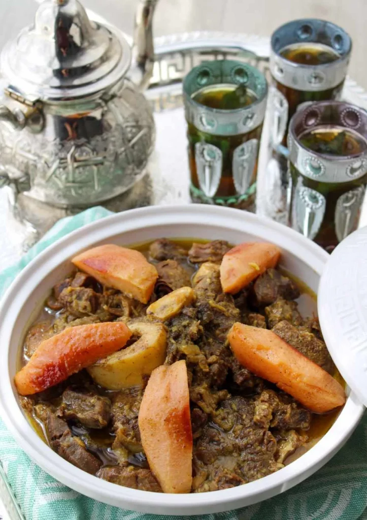 Tanjia marrakchia au jarret de bœuf, citron confit et safran